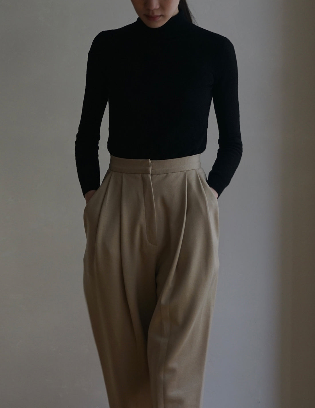 MARLOTA | Punto Beige Trousers