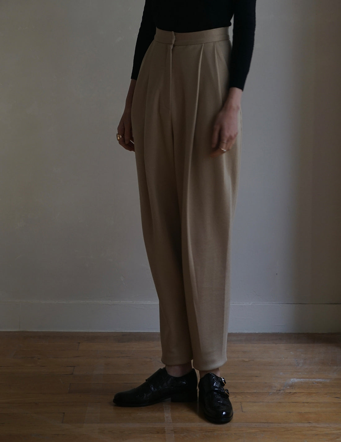 MARLOTA | Punto Beige Trousers