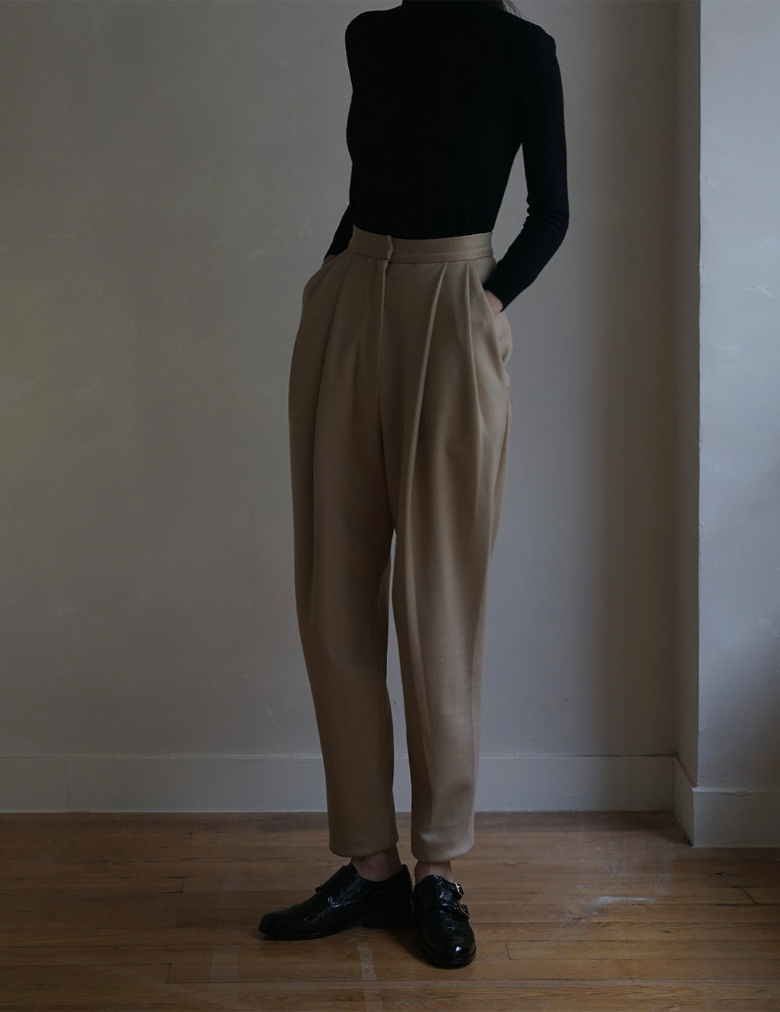 MARLOTA | Punto Beige Trousers