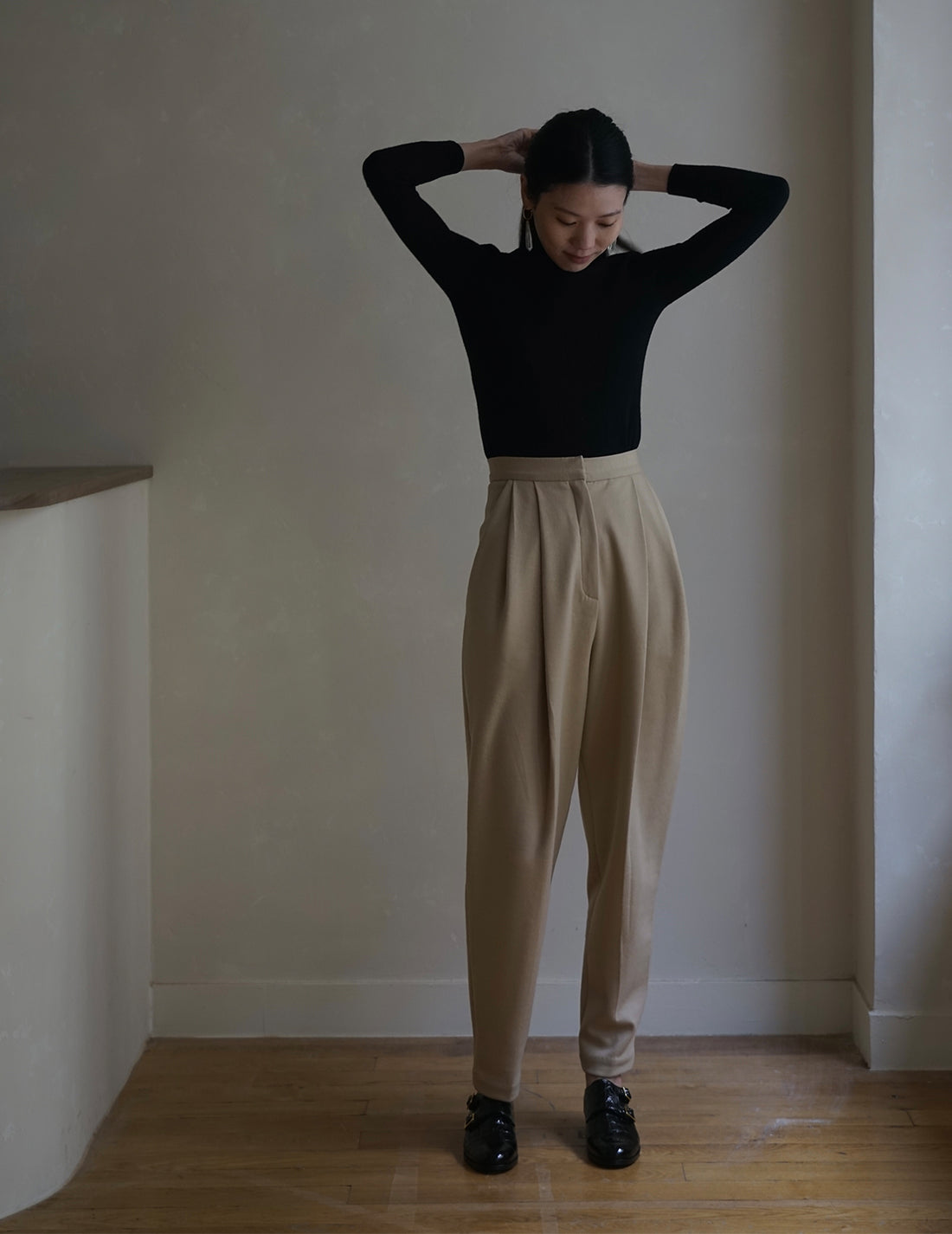 MARLOTA | Punto Beige Trousers