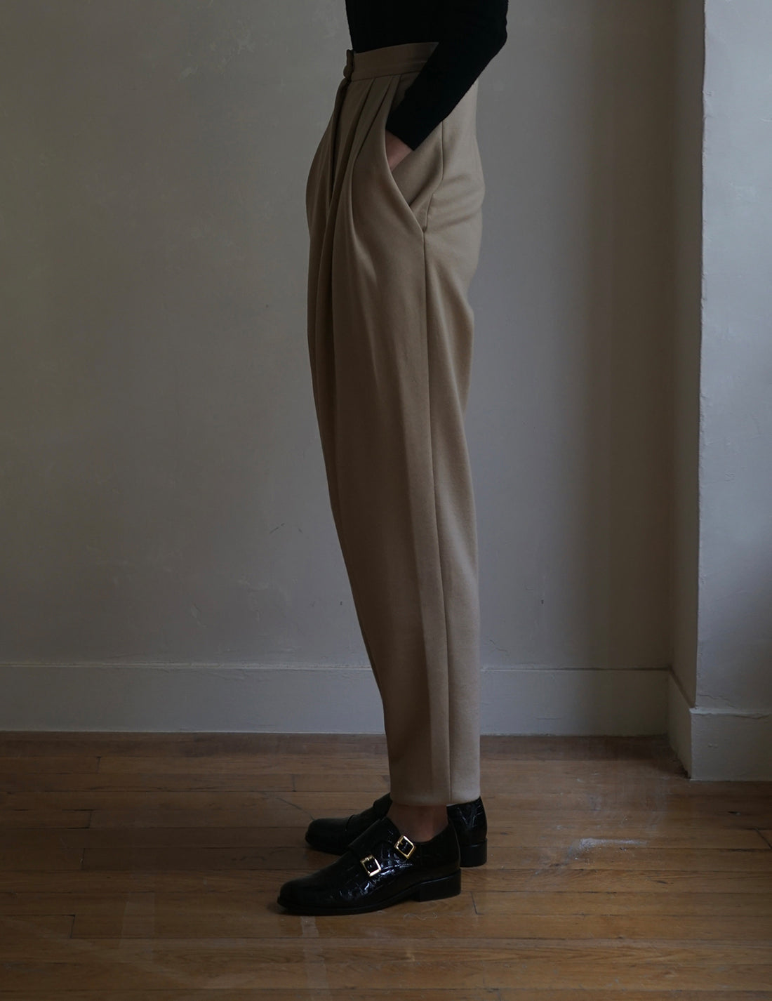MARLOTA | Punto Beige Trousers