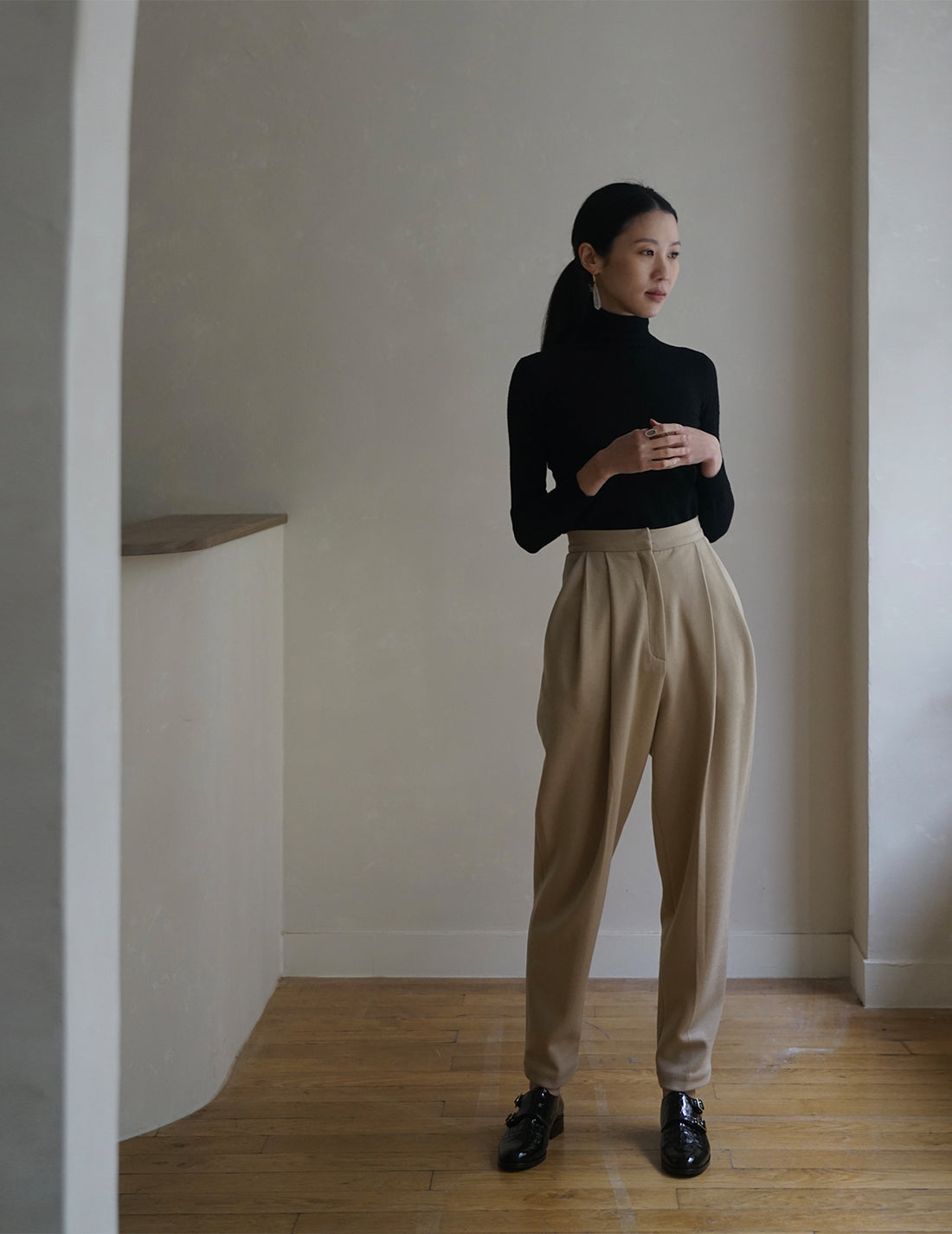 MARLOTA | Punto Beige Trousers