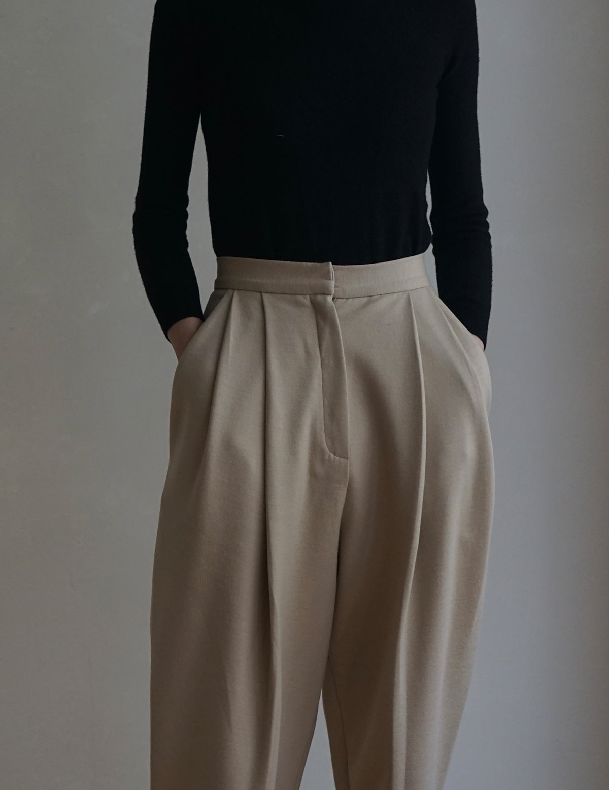 Punto Beige Trousers
