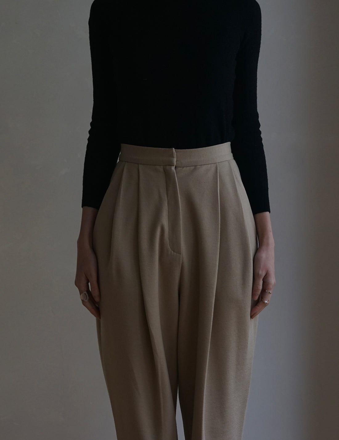 MARLOTA | Punto Beige Trousers