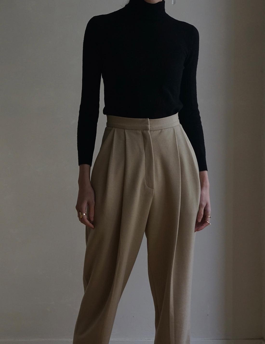 MARLOTA | Punto Beige Trousers