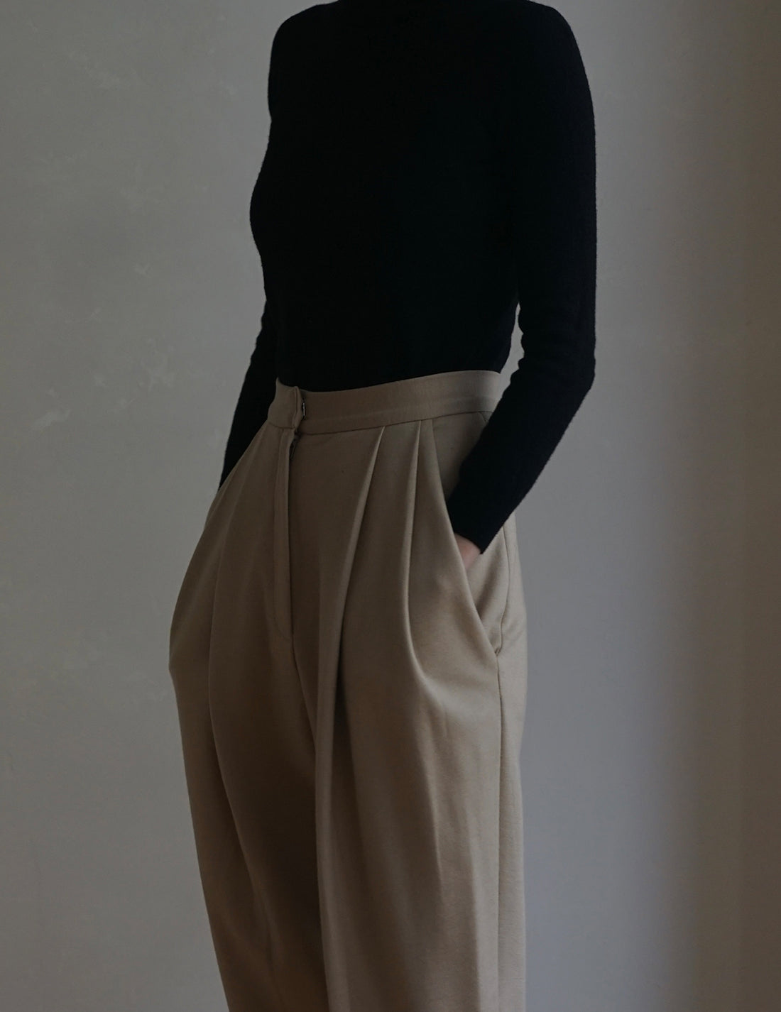 MARLOTA | Punto Beige Trousers