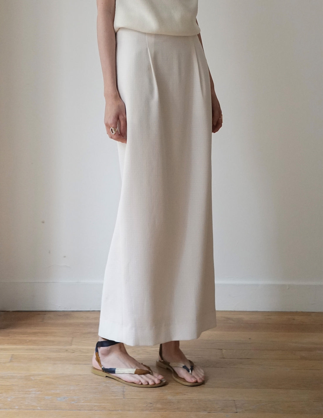 Sun Yu Hong | Edith Skirt・Cream