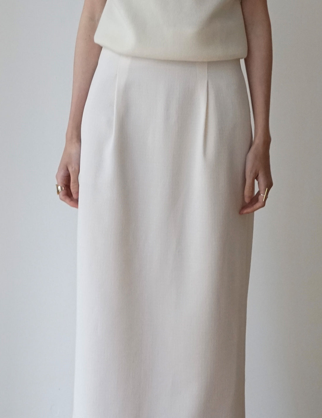 Sun Yu Hong | Edith Skirt・Cream