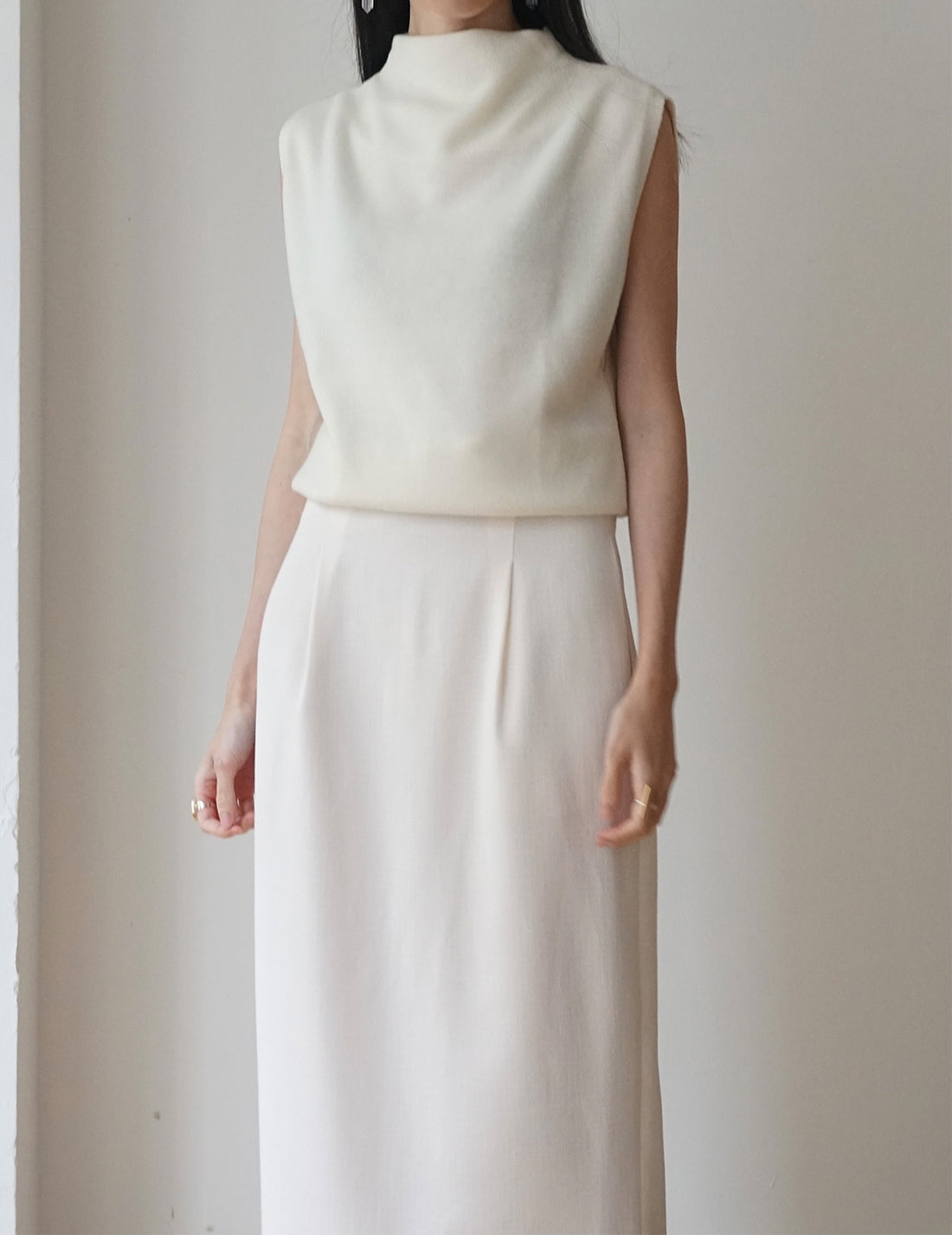 Sun Yu Hong | Edith Skirt・Cream