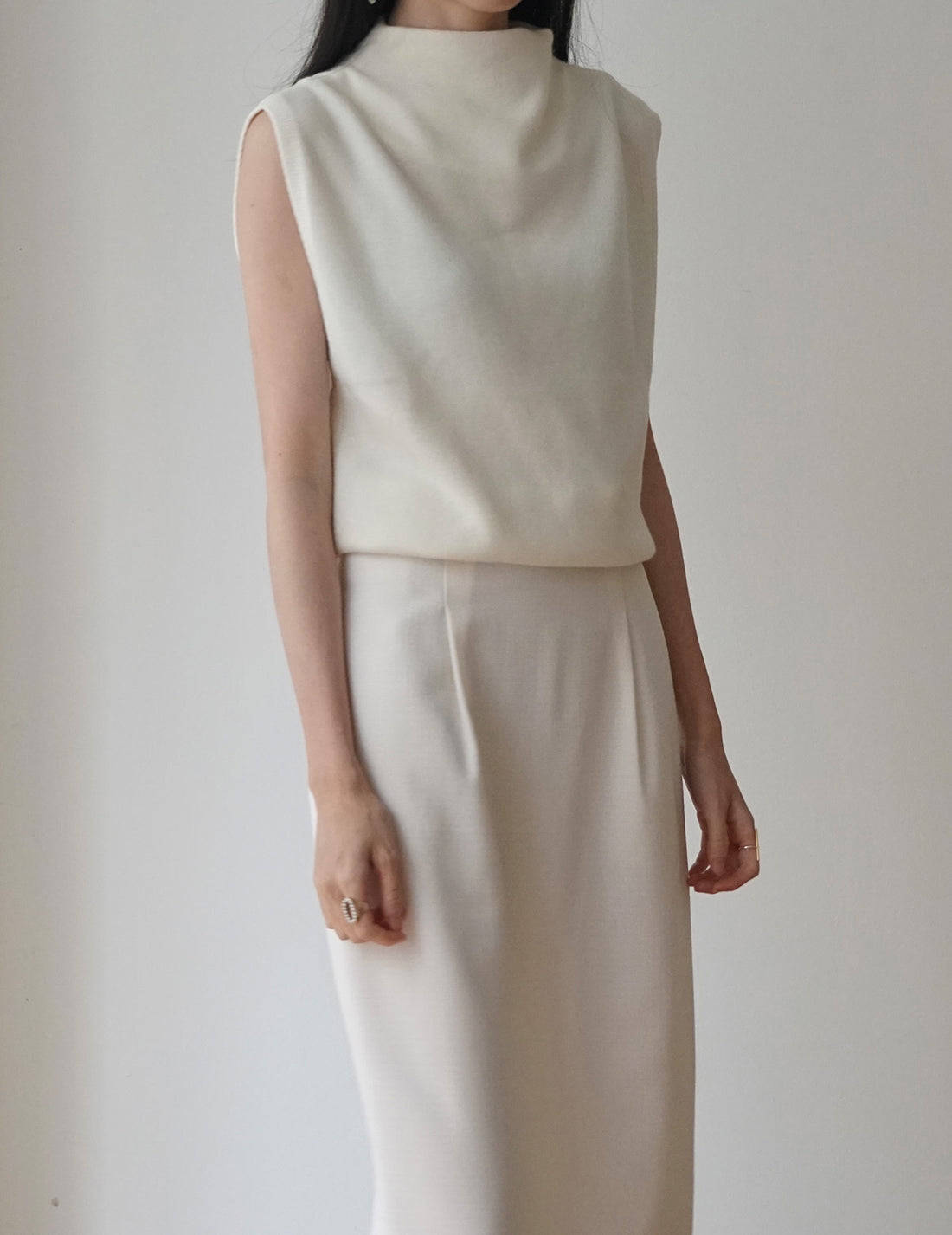 Sun Yu Hong | Edith Skirt・Cream