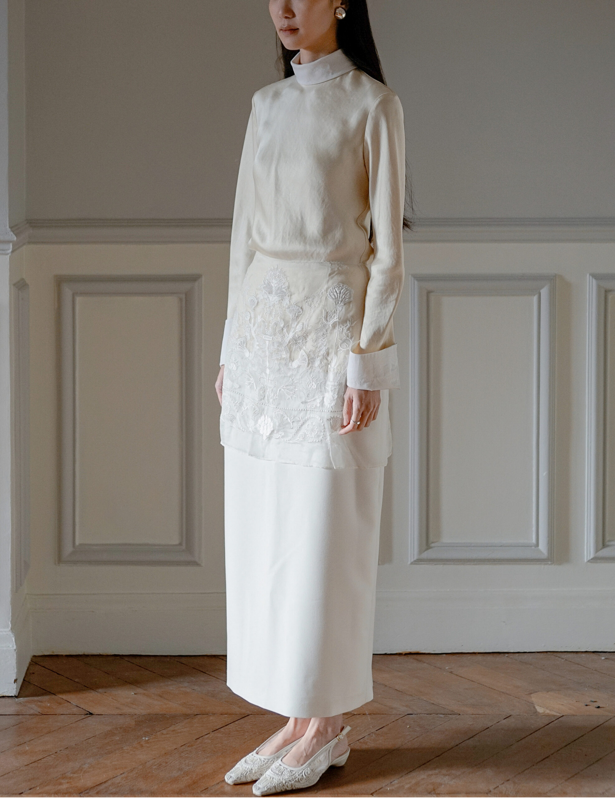 Naked Skirt “PLAKHTA”-Milk