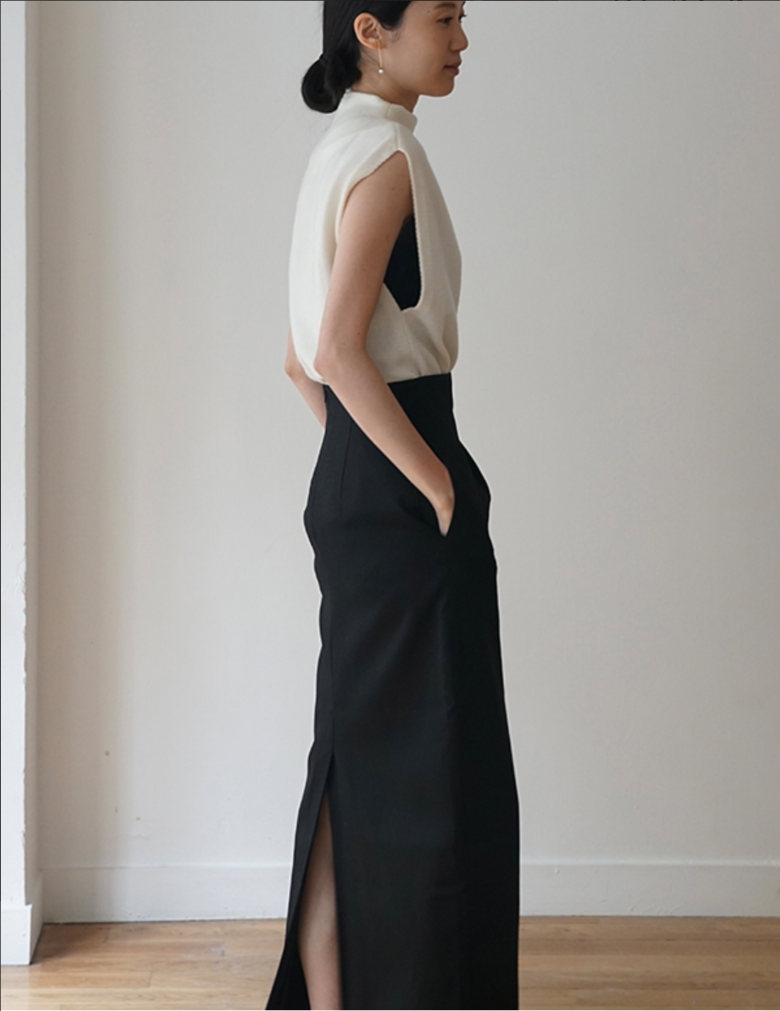 Sun Yu Hong | Edith Skirt・Black