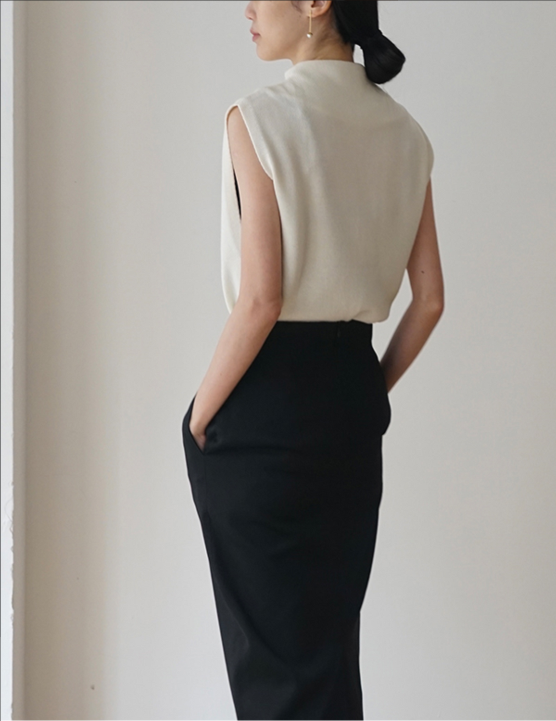 Sun Yu Hong | Edith Skirt・Black