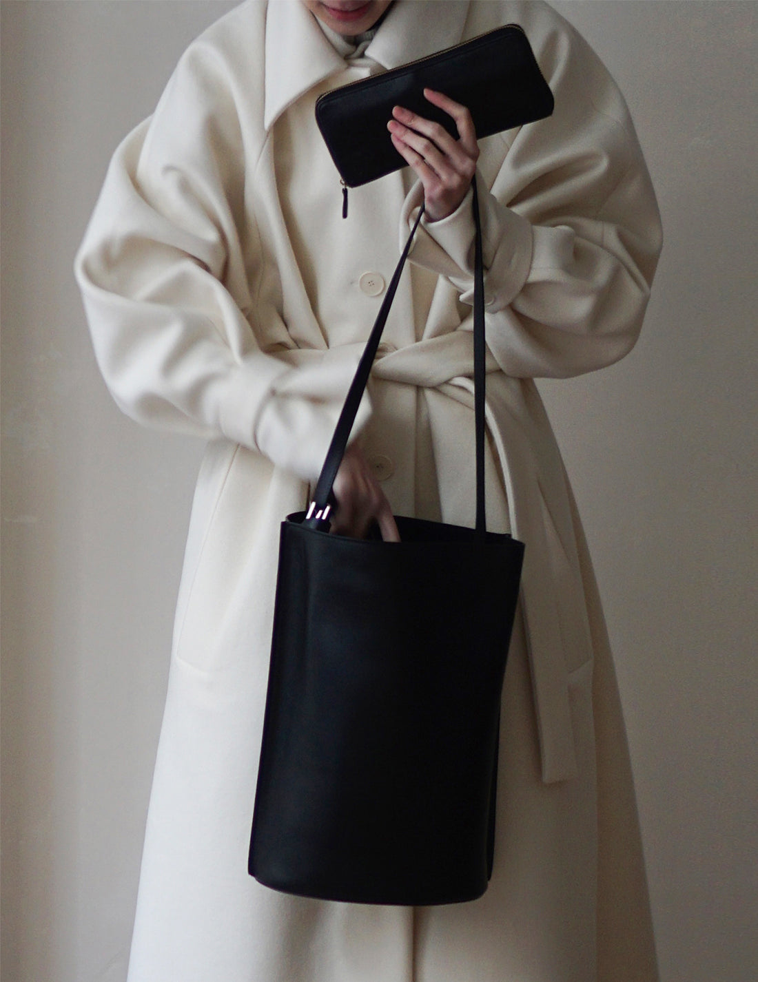 UP TO YOU ANTHOLOGY | Cylinder Bag - Black