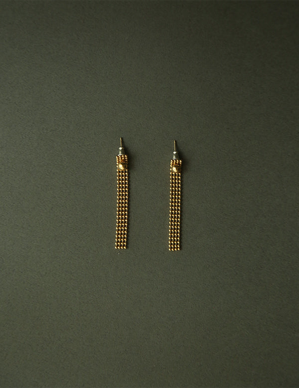 Boucle d'oreille à chaîne pliante