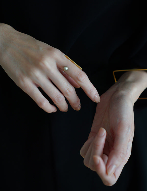 Anneau ouvert en forme de sphère en Y