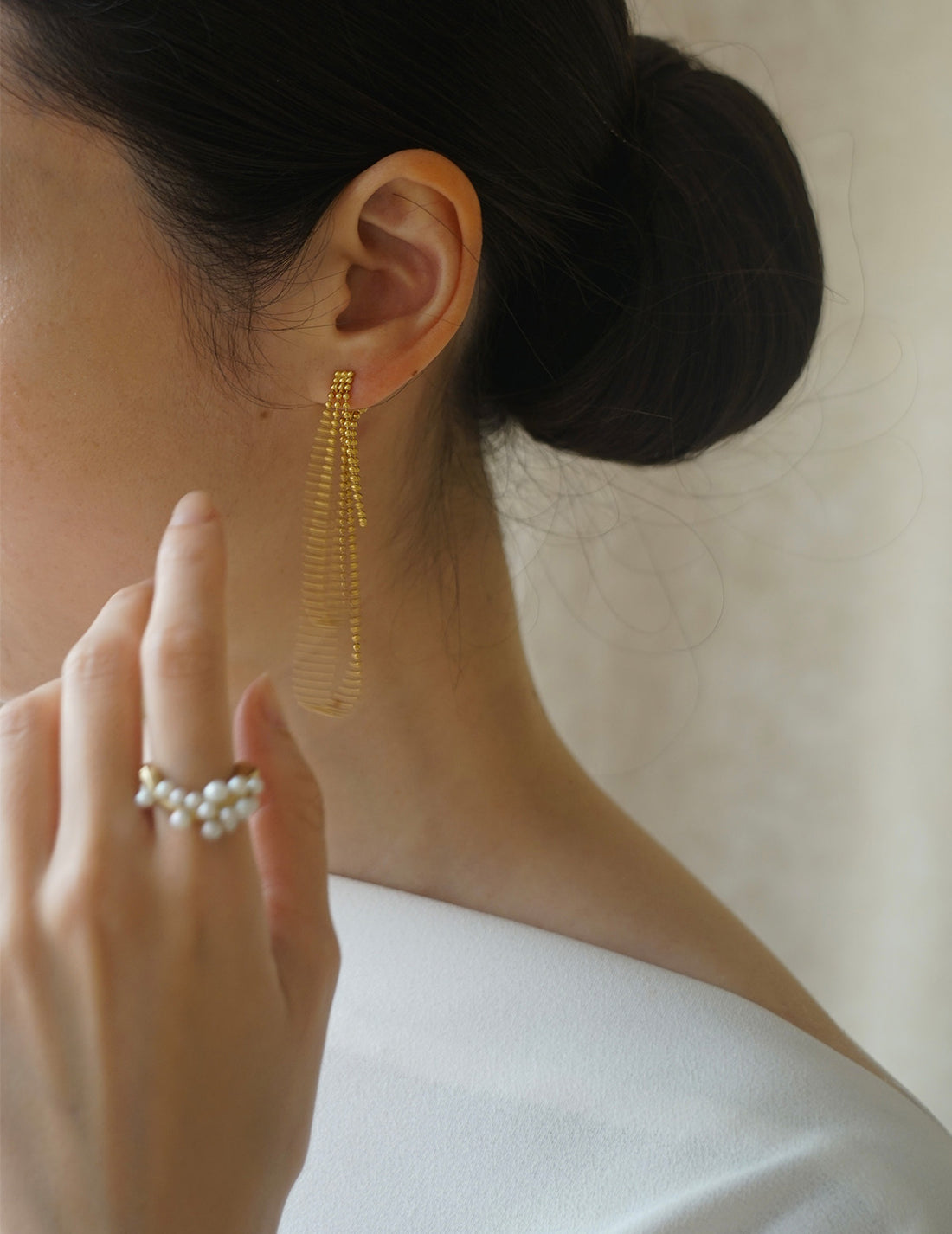 Boucles d'oreilles dégradées