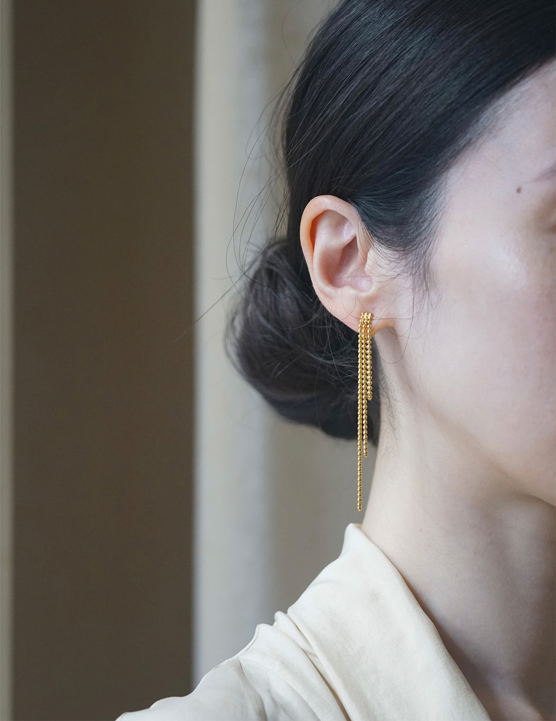 Boucles d'oreilles dégradées