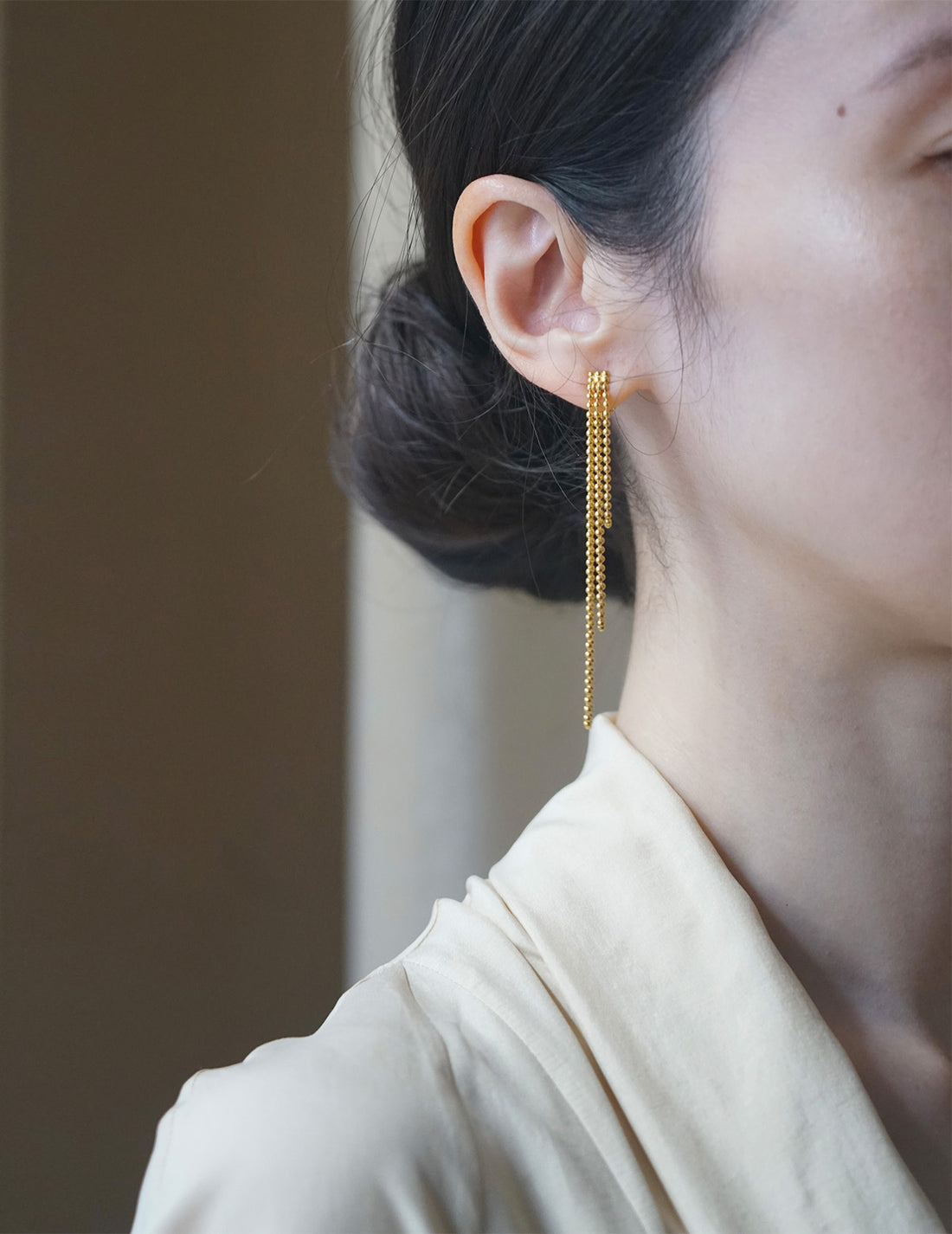 Boucles d'oreilles dégradées