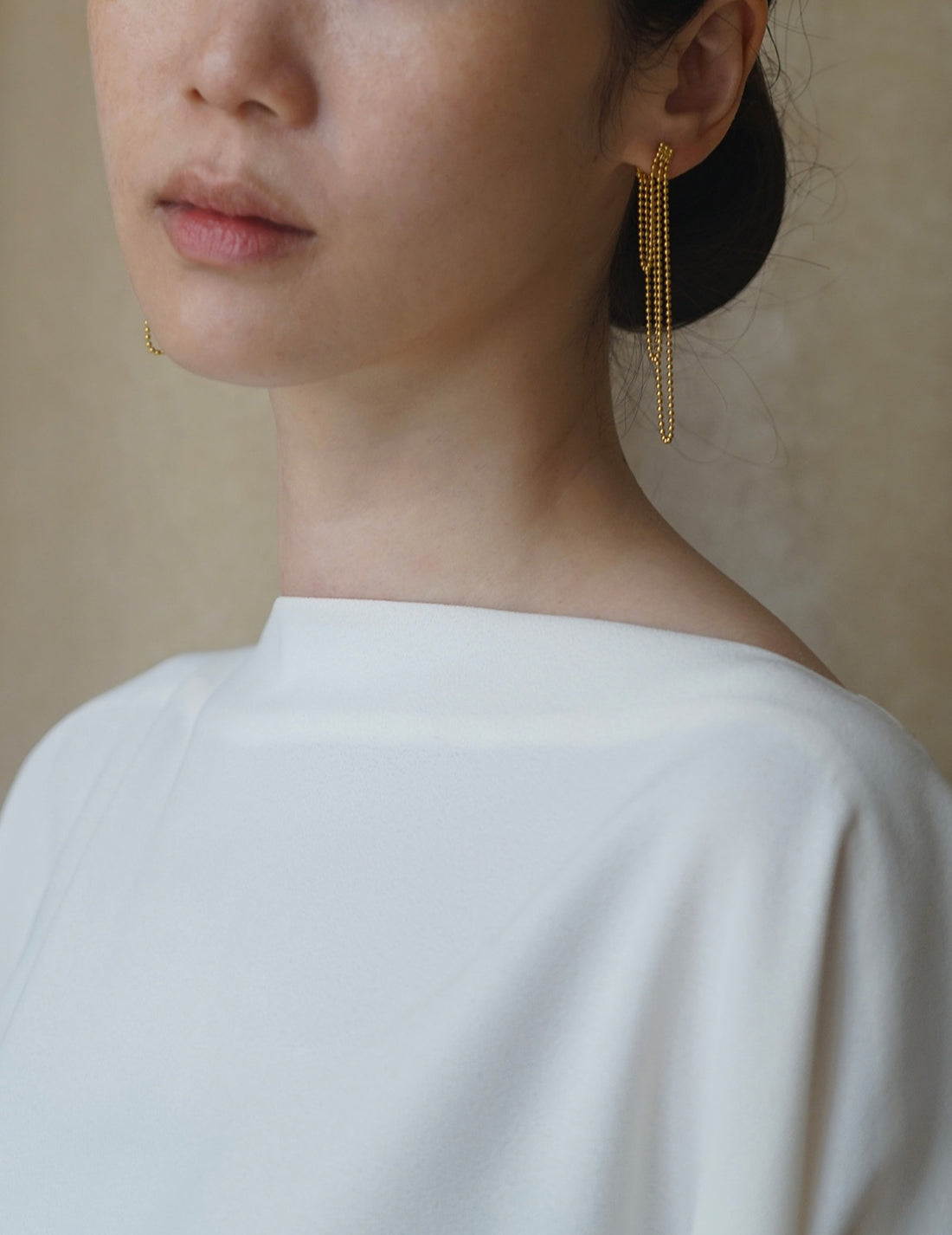 Boucles d'oreilles dégradées