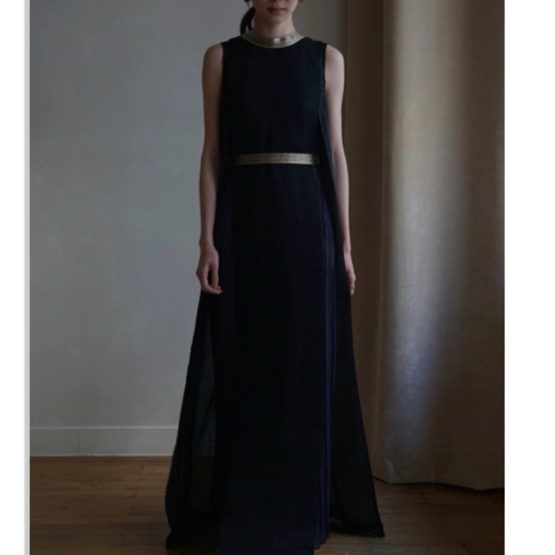 Sun Yu Hong | Bastet Tunic black - sample