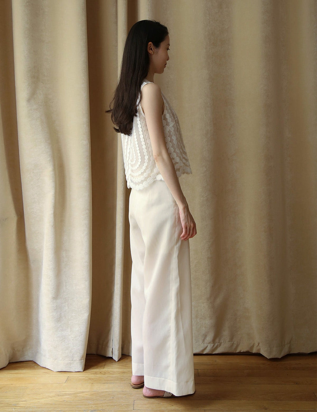Sun Yu Hong | Summer Light Trousers・Cream