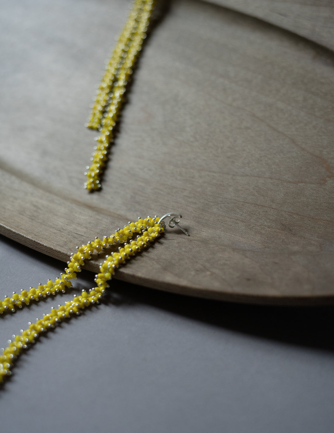 BEATRIZ PALACIOS |  Yellow Chain Earrings