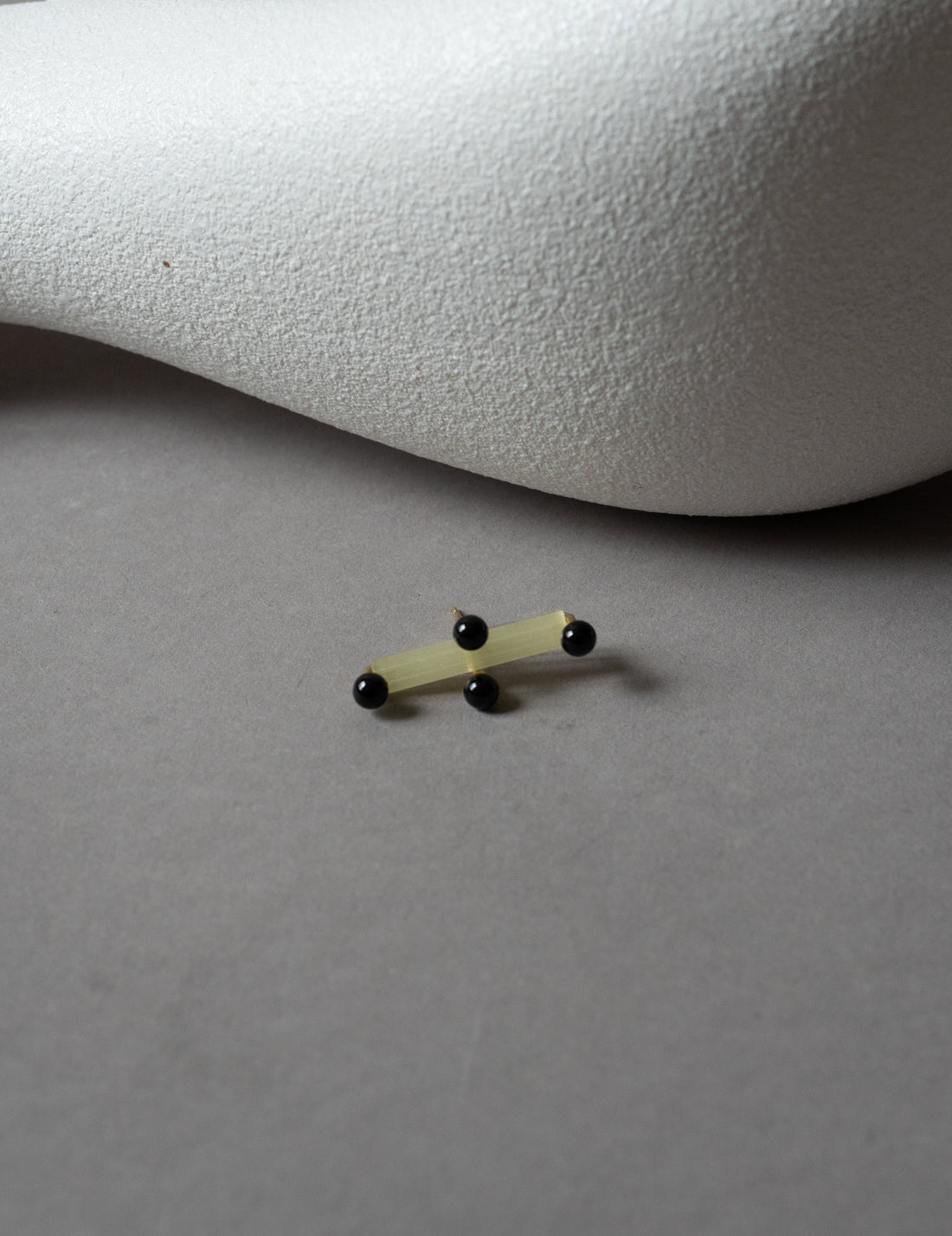 Black Cross Earrings