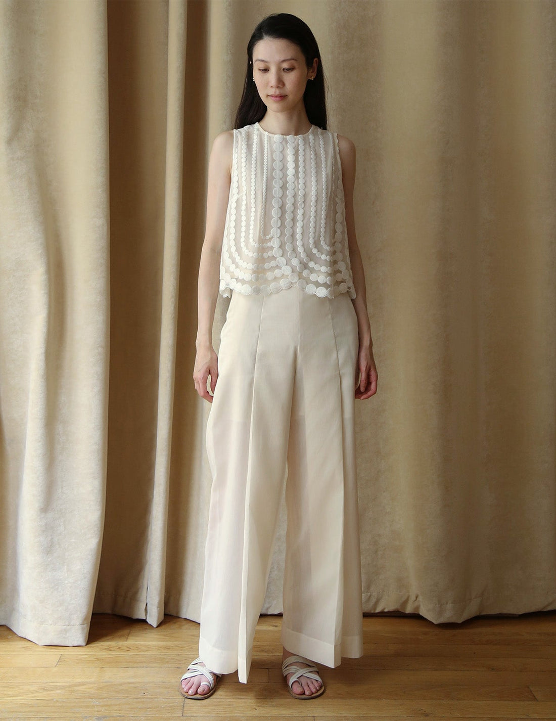 Sun Yu Hong | Summer Light Trousers・Cream