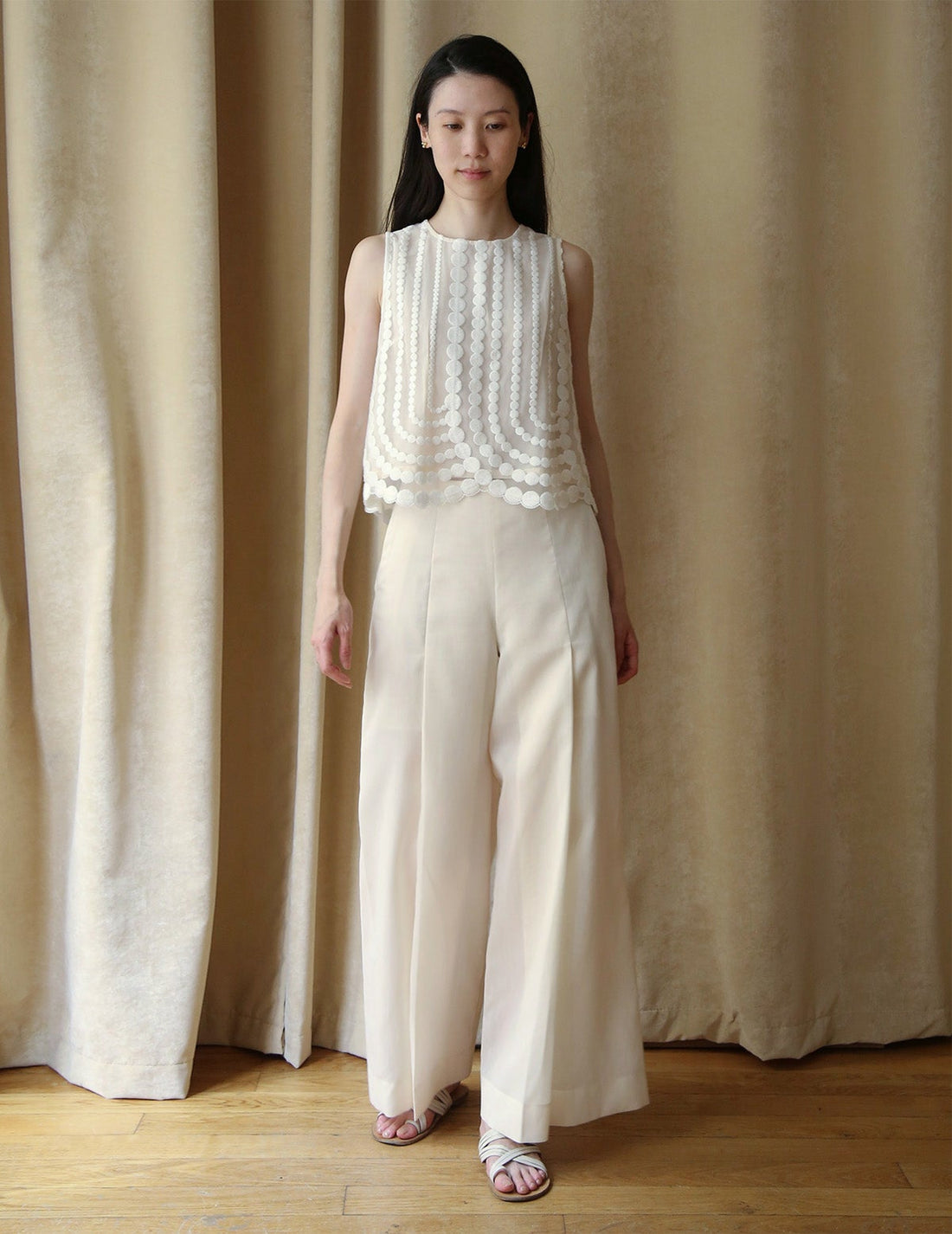 Sun Yu Hong | Summer Light Trousers・Cream