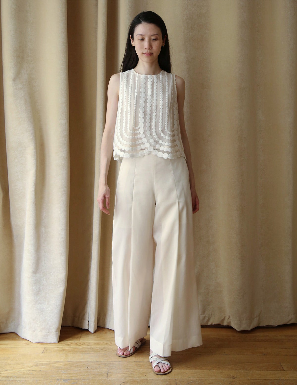 Sun Yu Hong | Summer Light Trousers・Cream