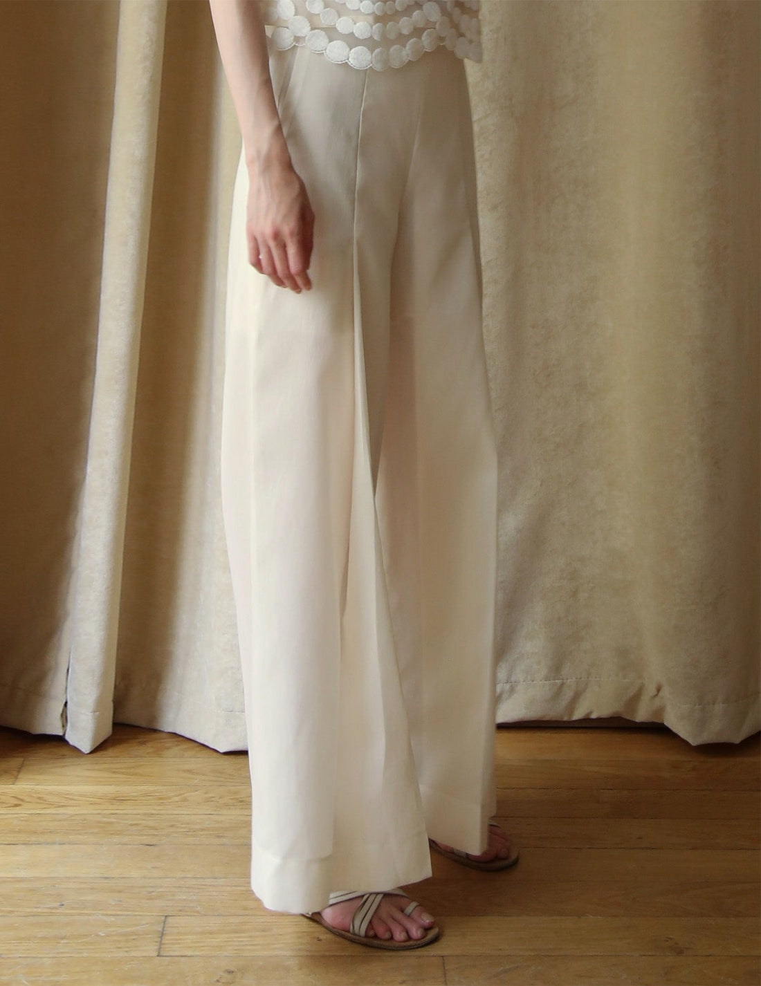 Sun Yu Hong | Summer Light Trousers・Cream