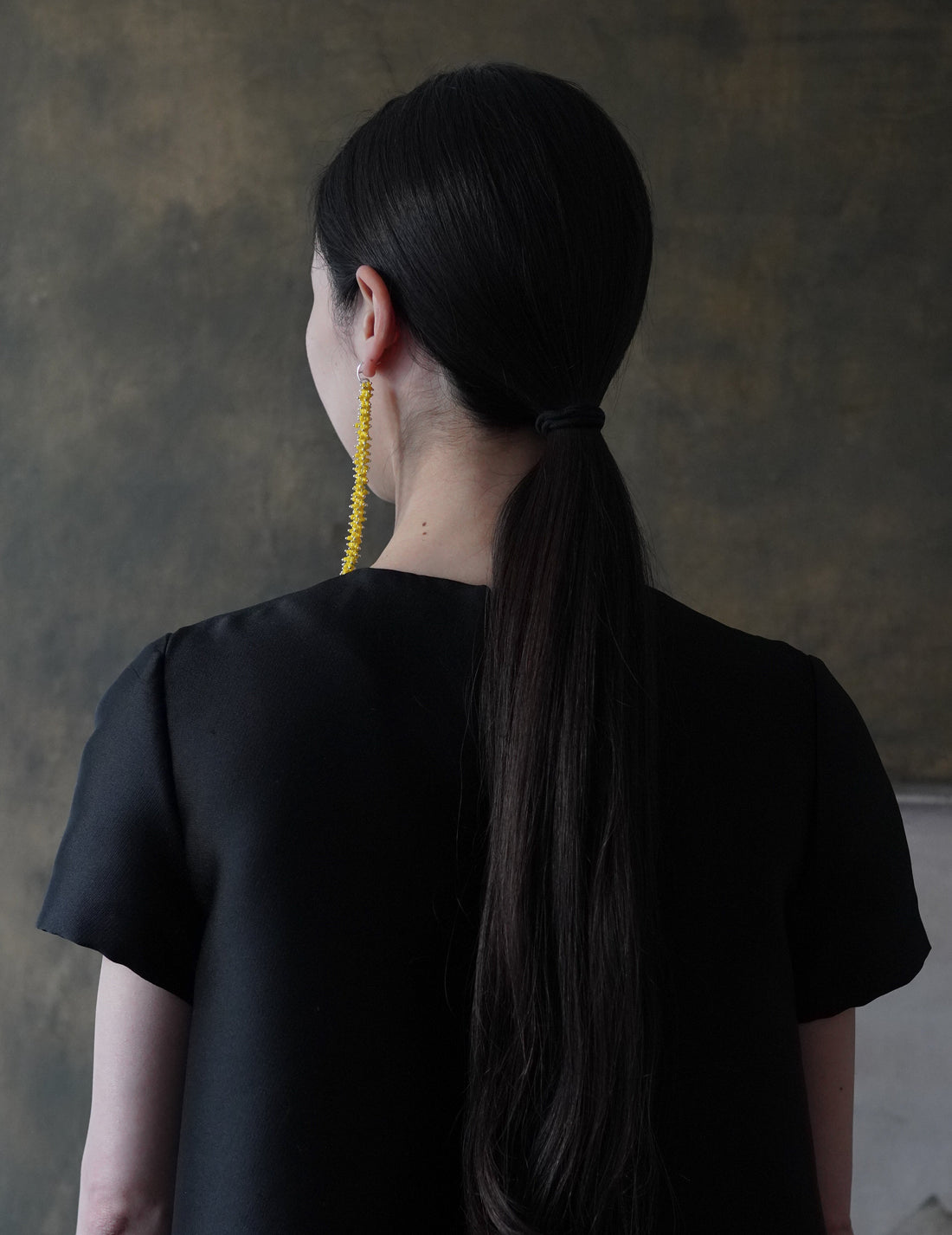 BEATRIZ PALACIOS |  Yellow Chain Earrings