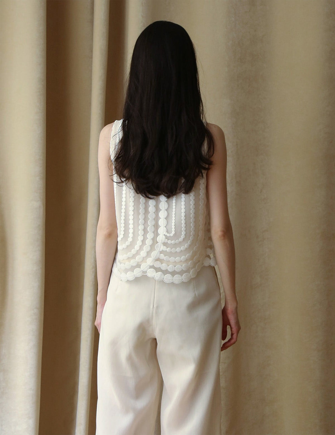 Sun Yu Hong | Summer Light Trousers・Cream