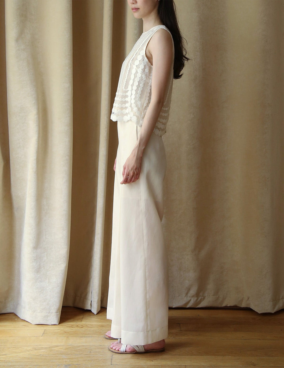 Sun Yu Hong | Summer Light Trousers・Cream