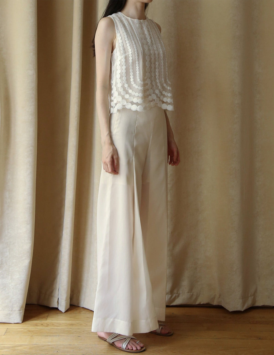 Sun Yu Hong | Summer Light Trousers・Cream