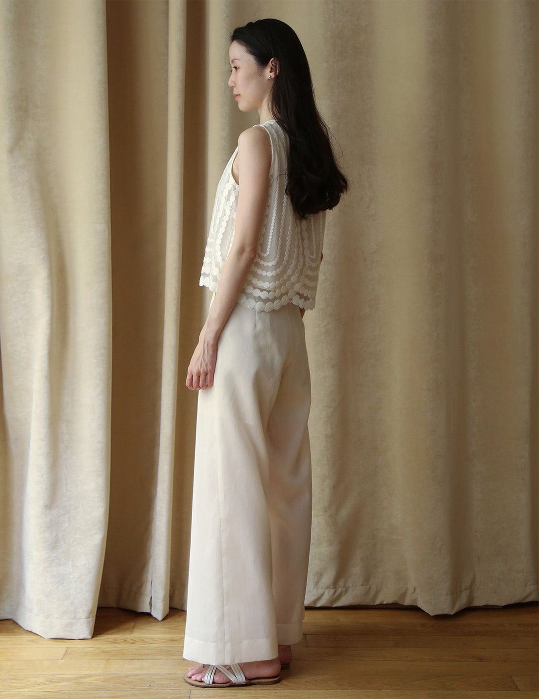 Sun Yu Hong | Summer Light Trousers・Cream
