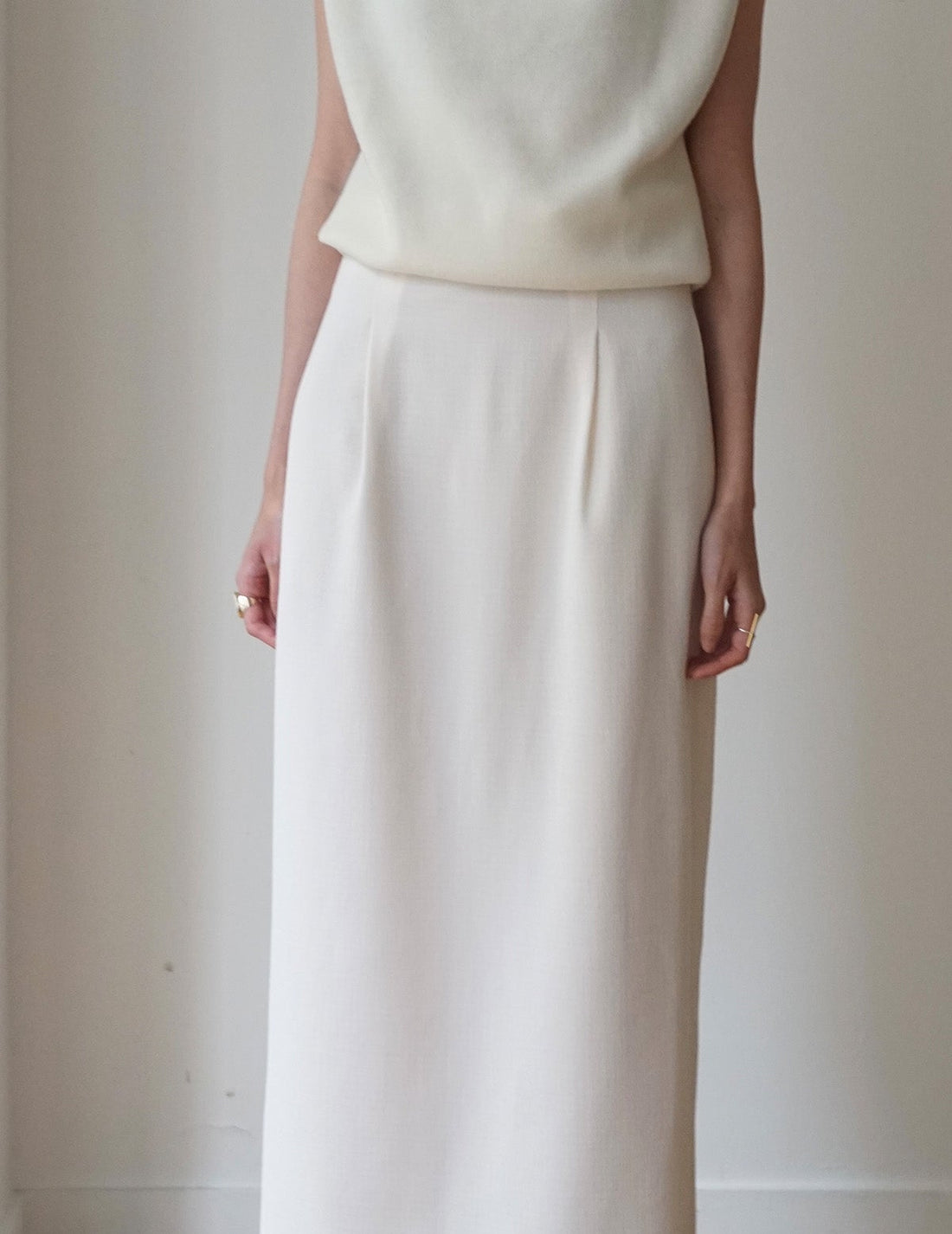 Edith Skirt・Cream