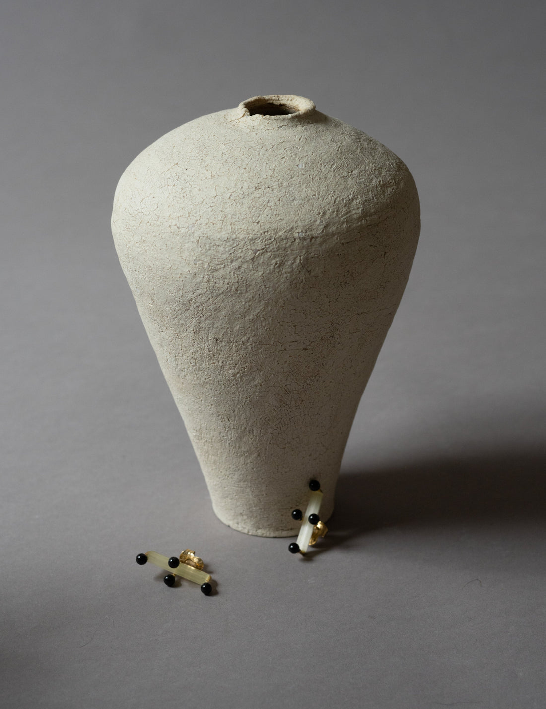 Black Cross Earrings