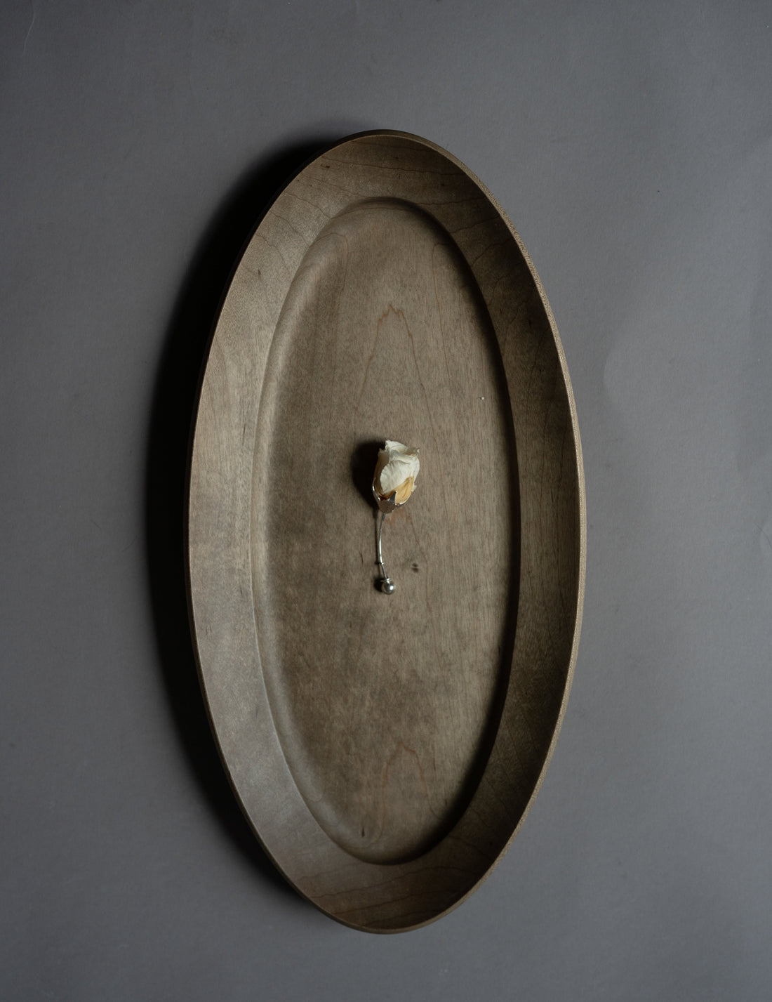 Pale Yellow Rose Earring