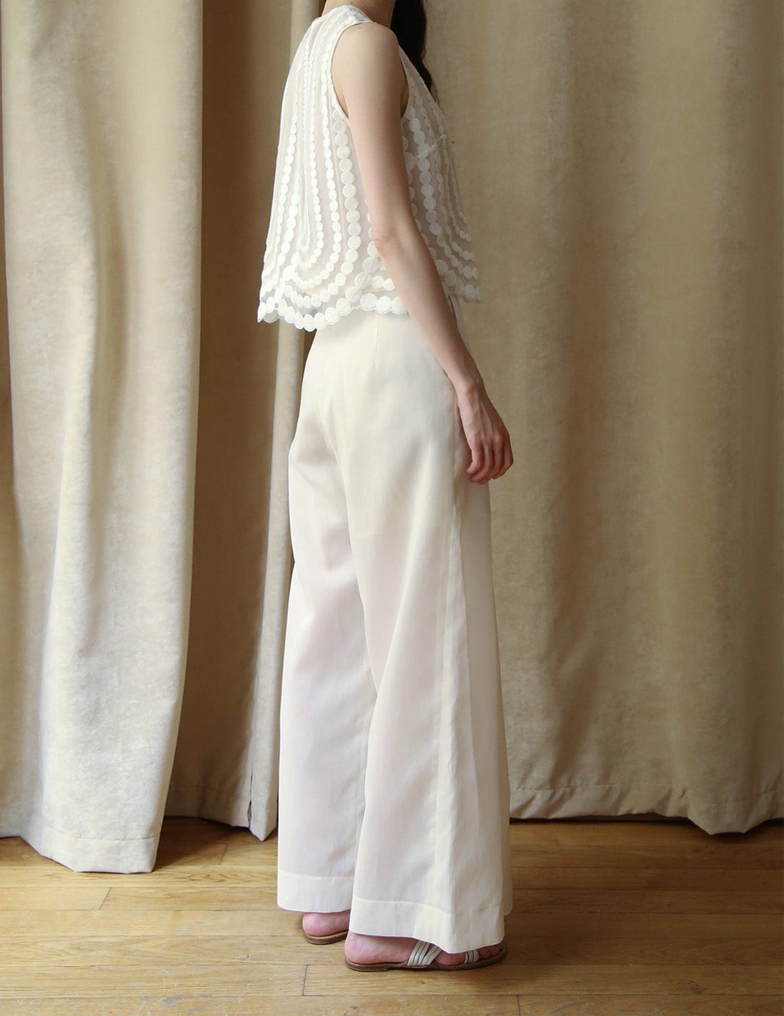 Sun Yu Hong | Summer Light Trousers・Cream