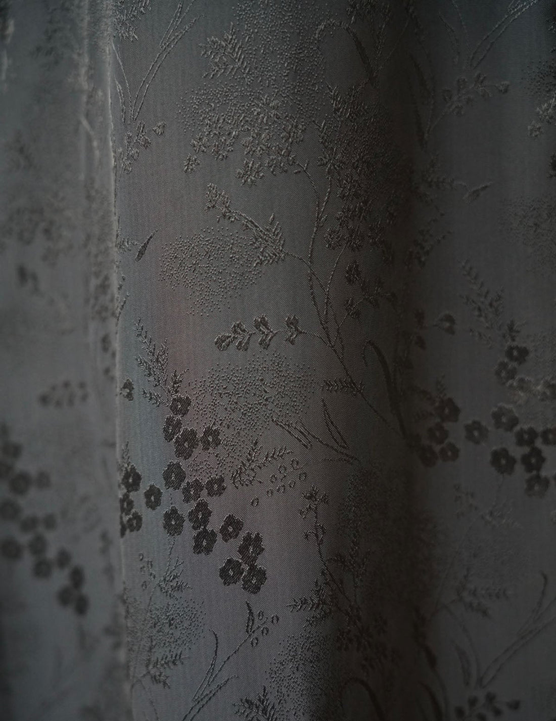 MAME KUROGOUCHI | Floral Jacquard Camisole Dress・Black