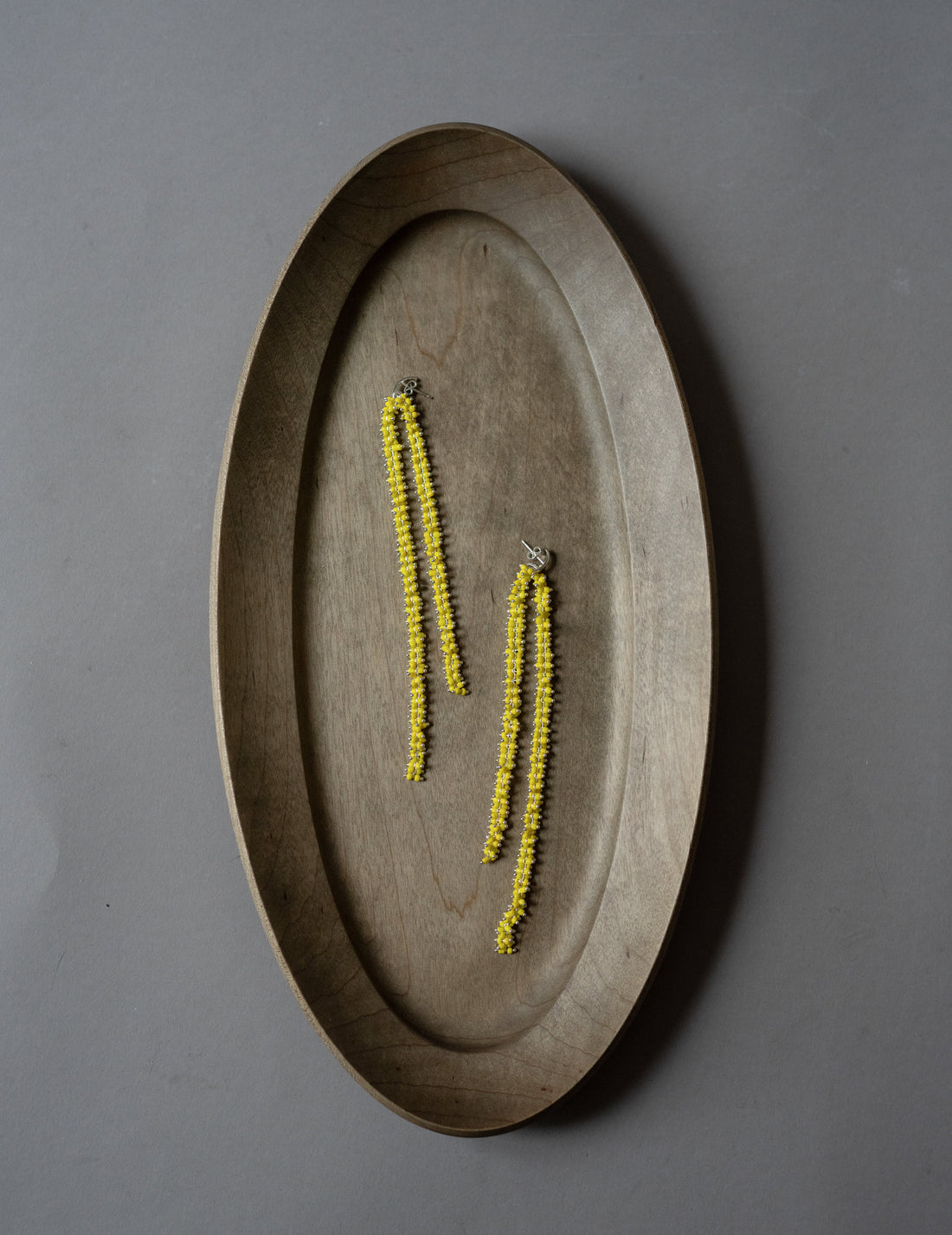 BEATRIZ PALACIOS |  Yellow Chain Earrings