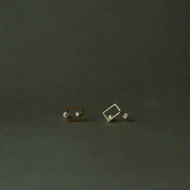 Unité by Adachi Yukari | Mini Frame Earrings - OS