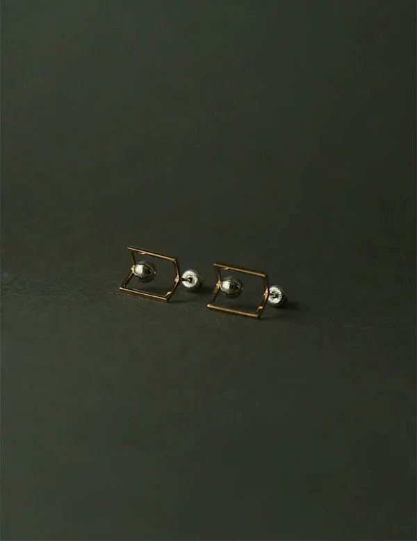 Unité by Adachi Yukari | Mini Frame Earrings - OS
