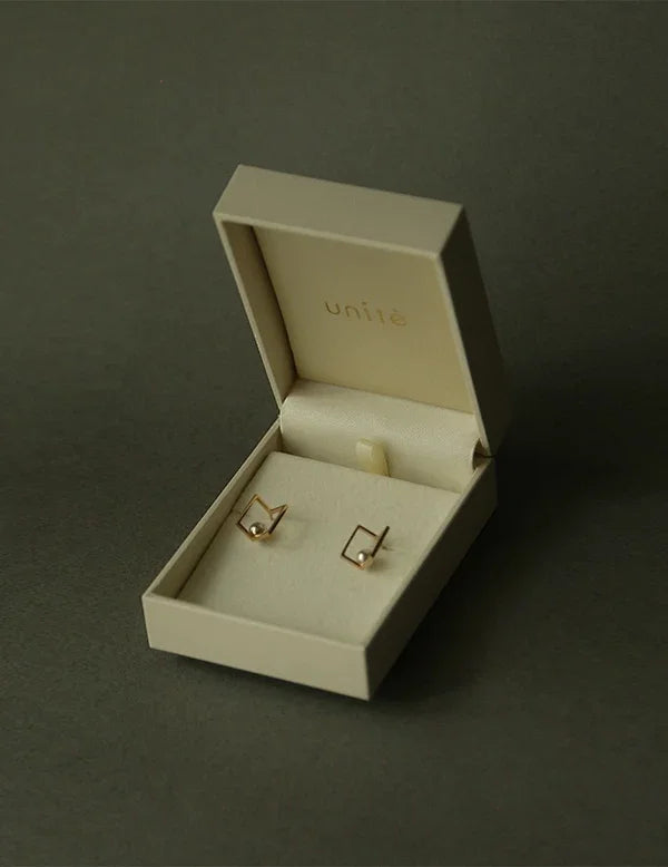 Unité by Adachi Yukari | Mini Frame Earrings - OS