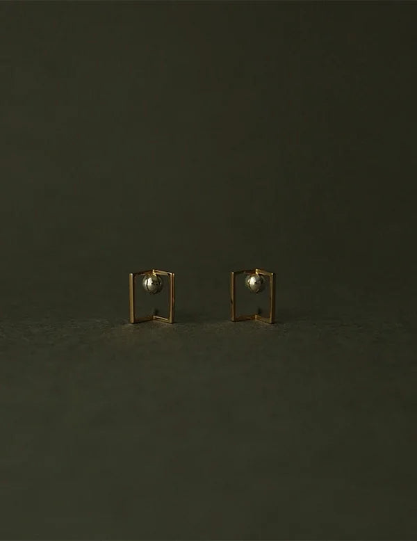 Unité by Adachi Yukari | Mini Frame Earrings - OS